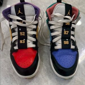 Colorful Kids Sneakers Nike Jordan